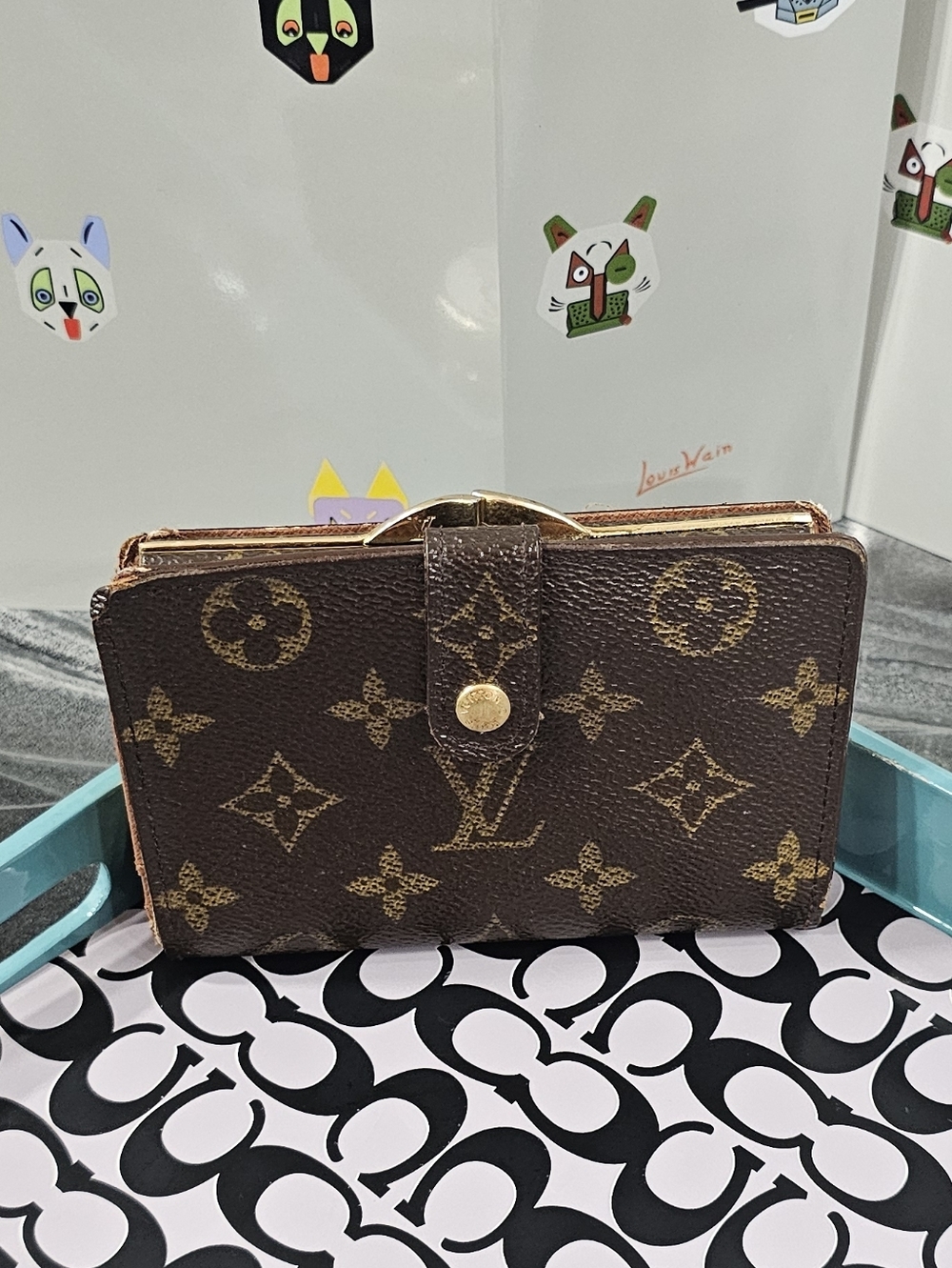 Louis Vuitton Brown Monogram Wallet Rehab